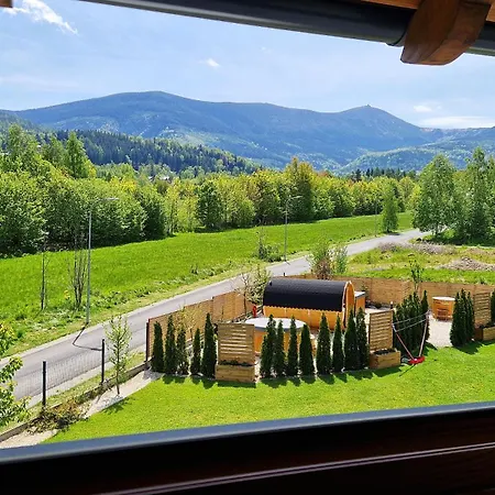 Chalet Widokowo - Z Widokiem Na Sniezke Z Jacuzzi I Sauna